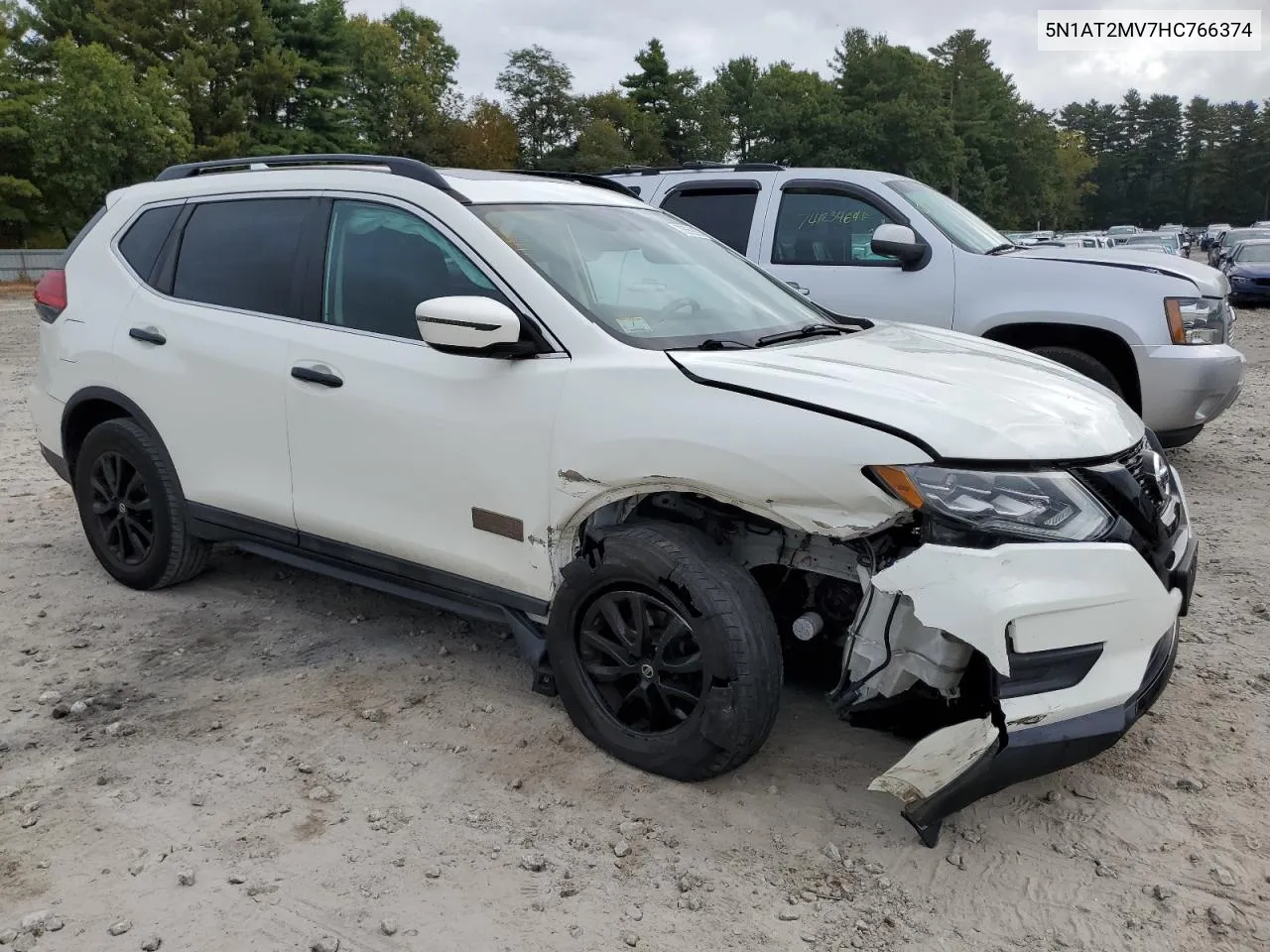 2017 Nissan Rogue Sv VIN: 5N1AT2MV7HC766374 Lot: 73559074