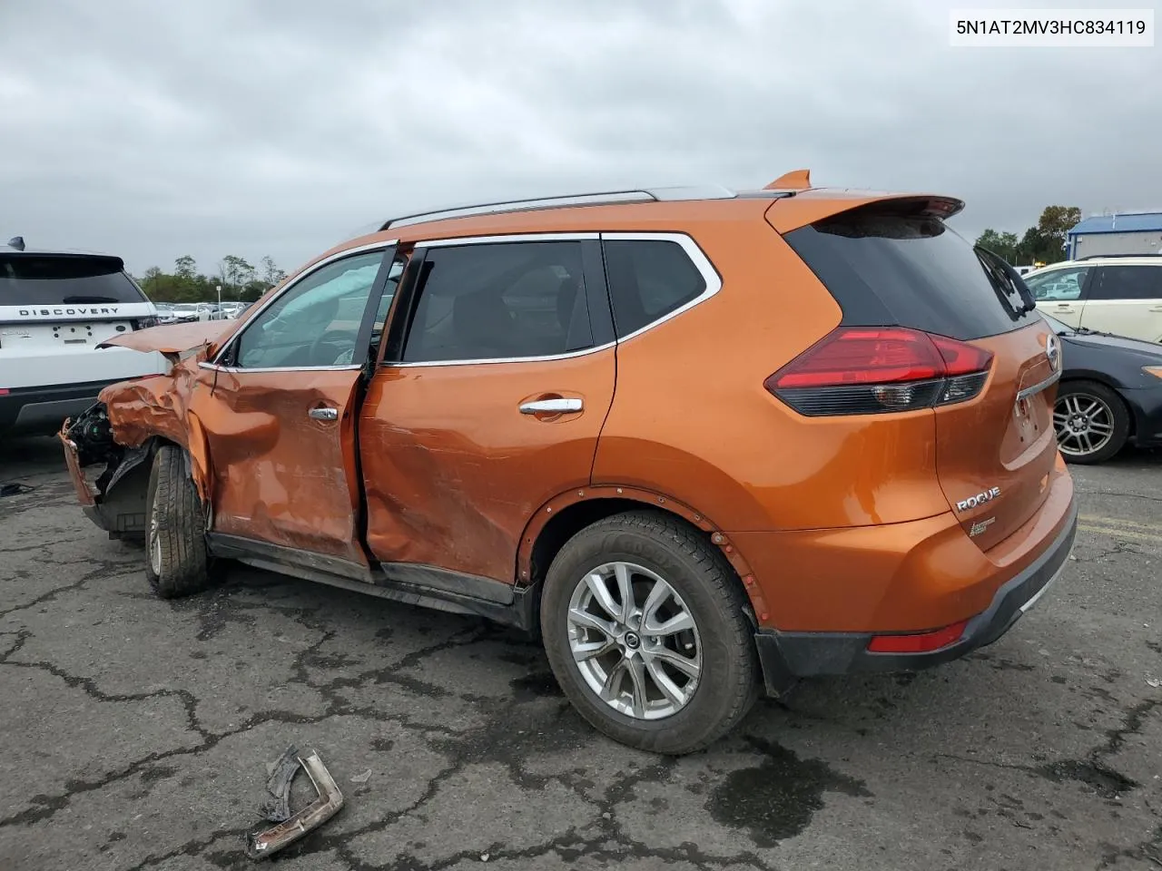 5N1AT2MV3HC834119 2017 Nissan Rogue Sv