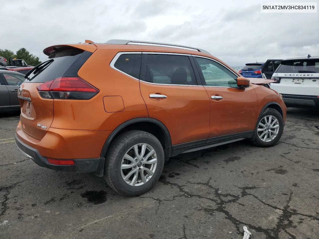 5N1AT2MV3HC834119 2017 Nissan Rogue Sv