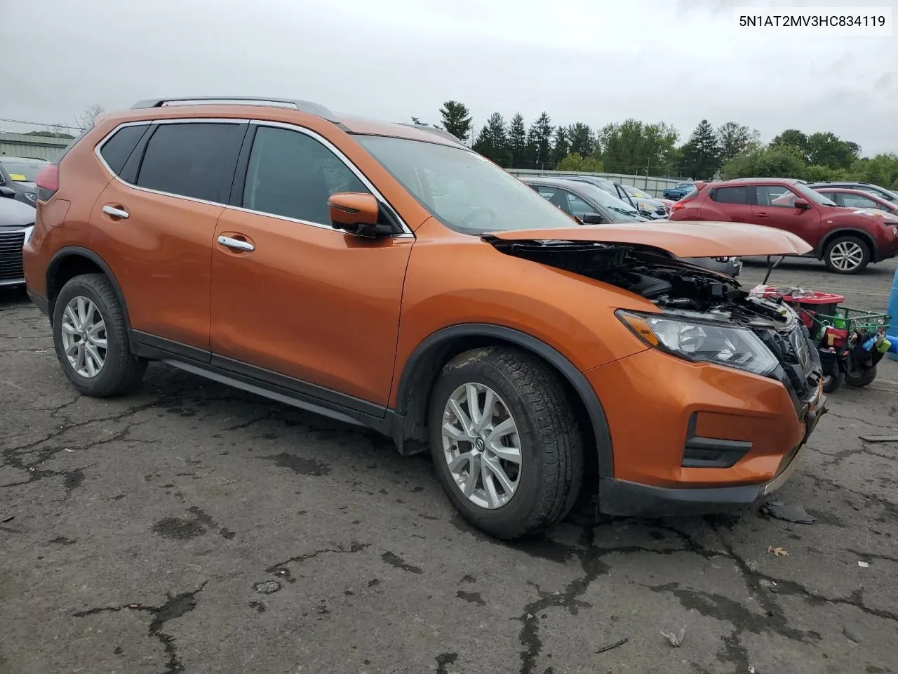 5N1AT2MV3HC834119 2017 Nissan Rogue Sv