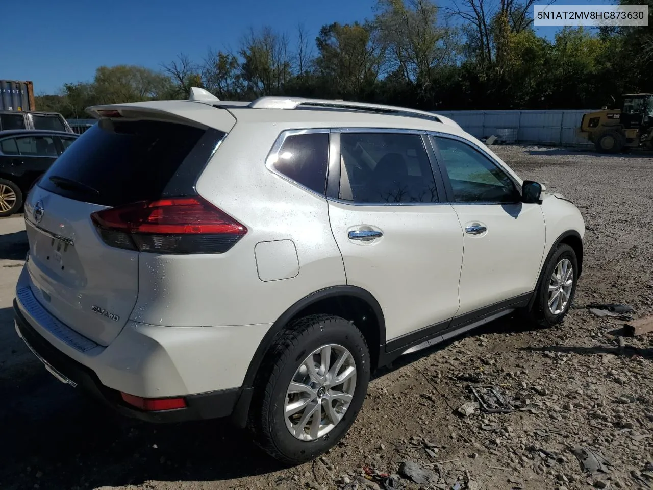 2017 Nissan Rogue Sv VIN: 5N1AT2MV8HC873630 Lot: 73705694