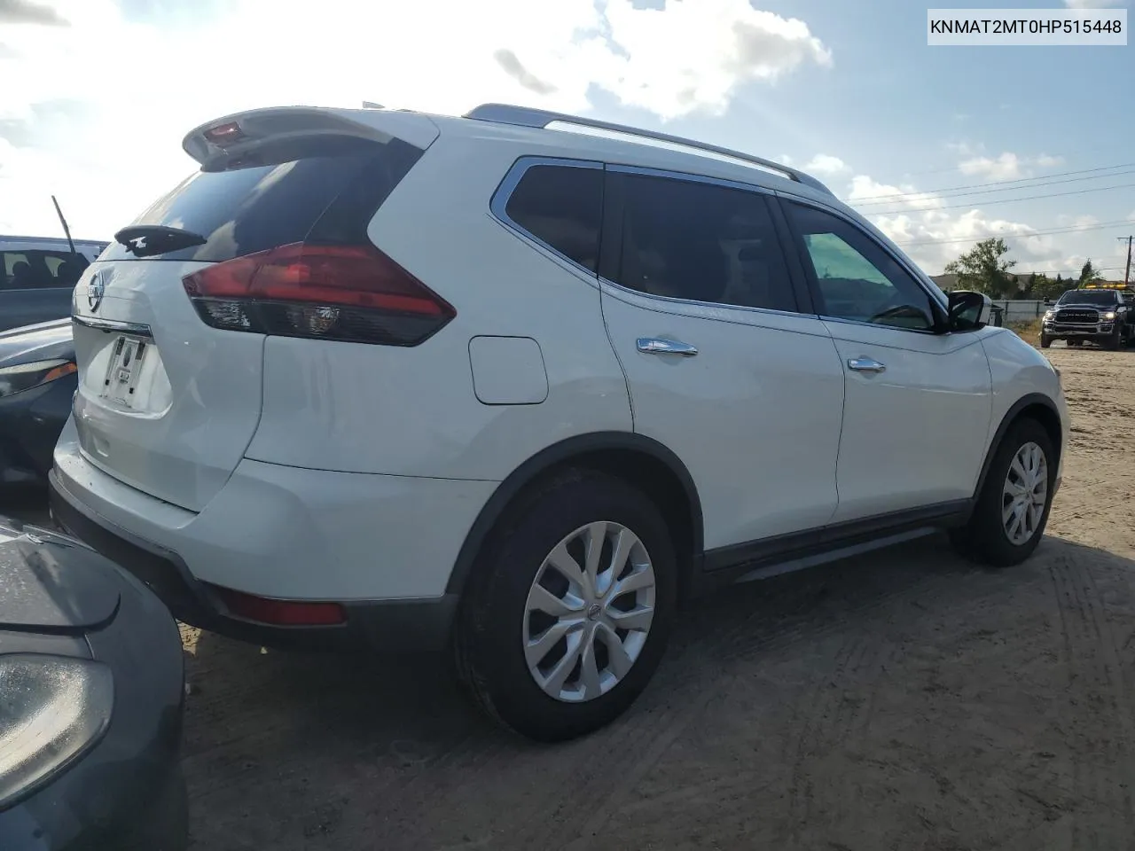 2017 Nissan Rogue S VIN: KNMAT2MT0HP515448 Lot: 73760074