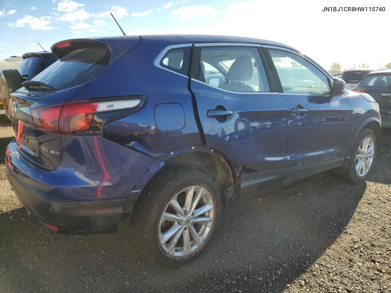 2017 Nissan Rogue Sport S VIN: JN1BJ1CR8HW115740 Lot: 73797024