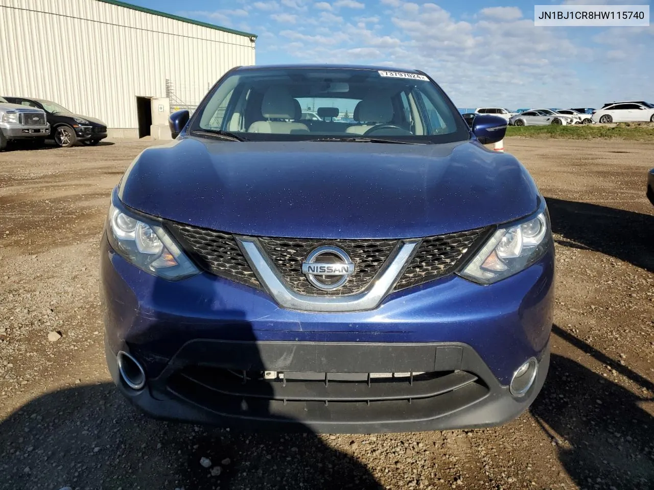 2017 Nissan Rogue Sport S VIN: JN1BJ1CR8HW115740 Lot: 73797024