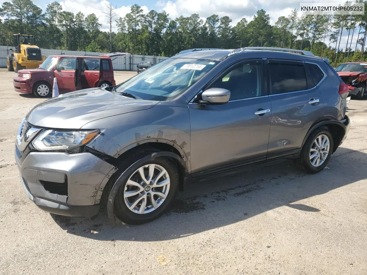 2017 Nissan Rogue S VIN: KNMAT2MT0HP605232 Lot: 73812214