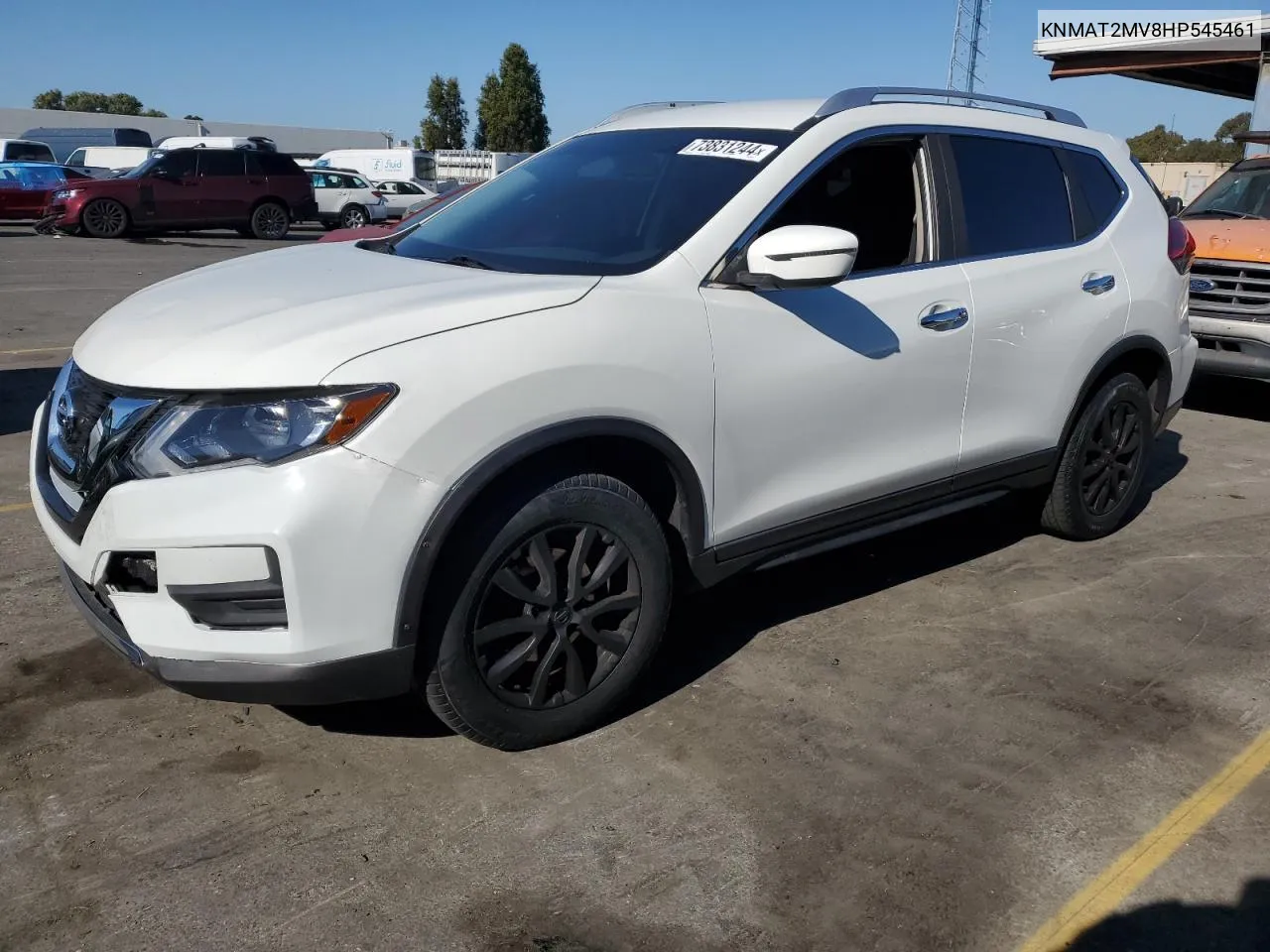 2017 Nissan Rogue S VIN: KNMAT2MV8HP545461 Lot: 73831244