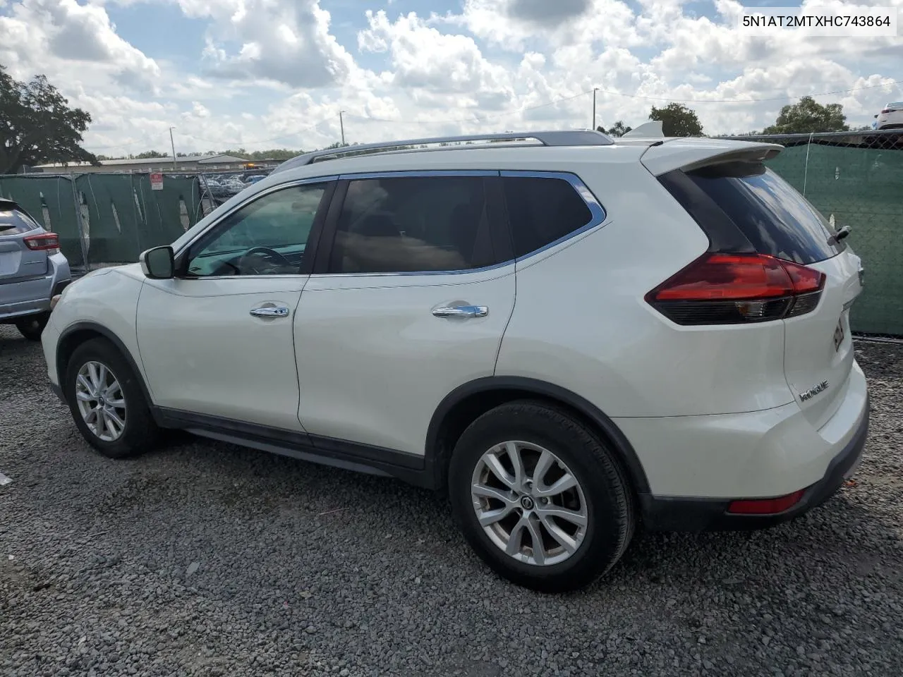 2017 Nissan Rogue S VIN: 5N1AT2MTXHC743864 Lot: 73857114