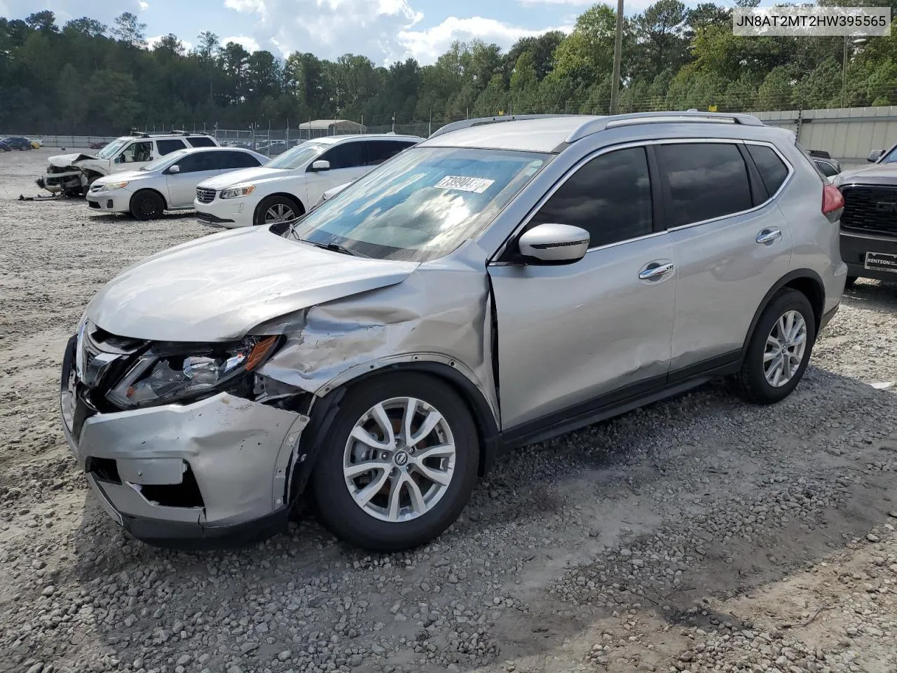 2017 Nissan Rogue Sv VIN: JN8AT2MT2HW395565 Lot: 73990474