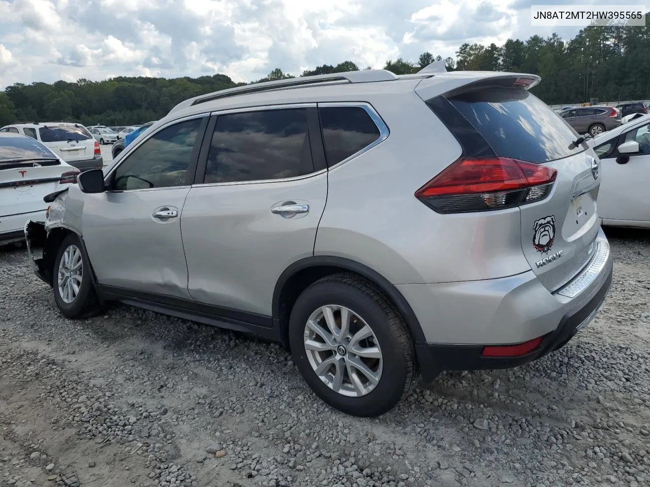 2017 Nissan Rogue Sv VIN: JN8AT2MT2HW395565 Lot: 73990474