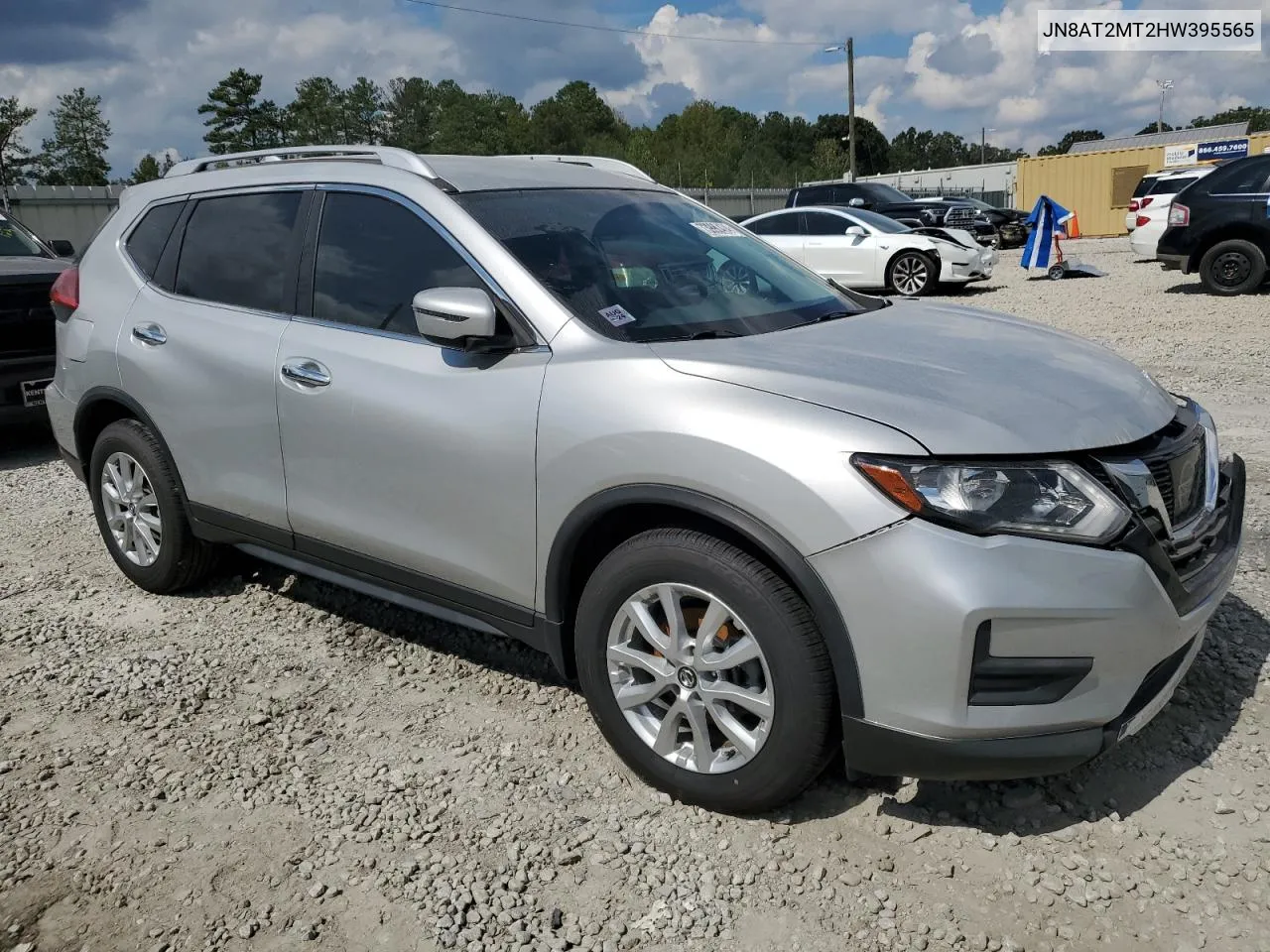 2017 Nissan Rogue Sv VIN: JN8AT2MT2HW395565 Lot: 73990474