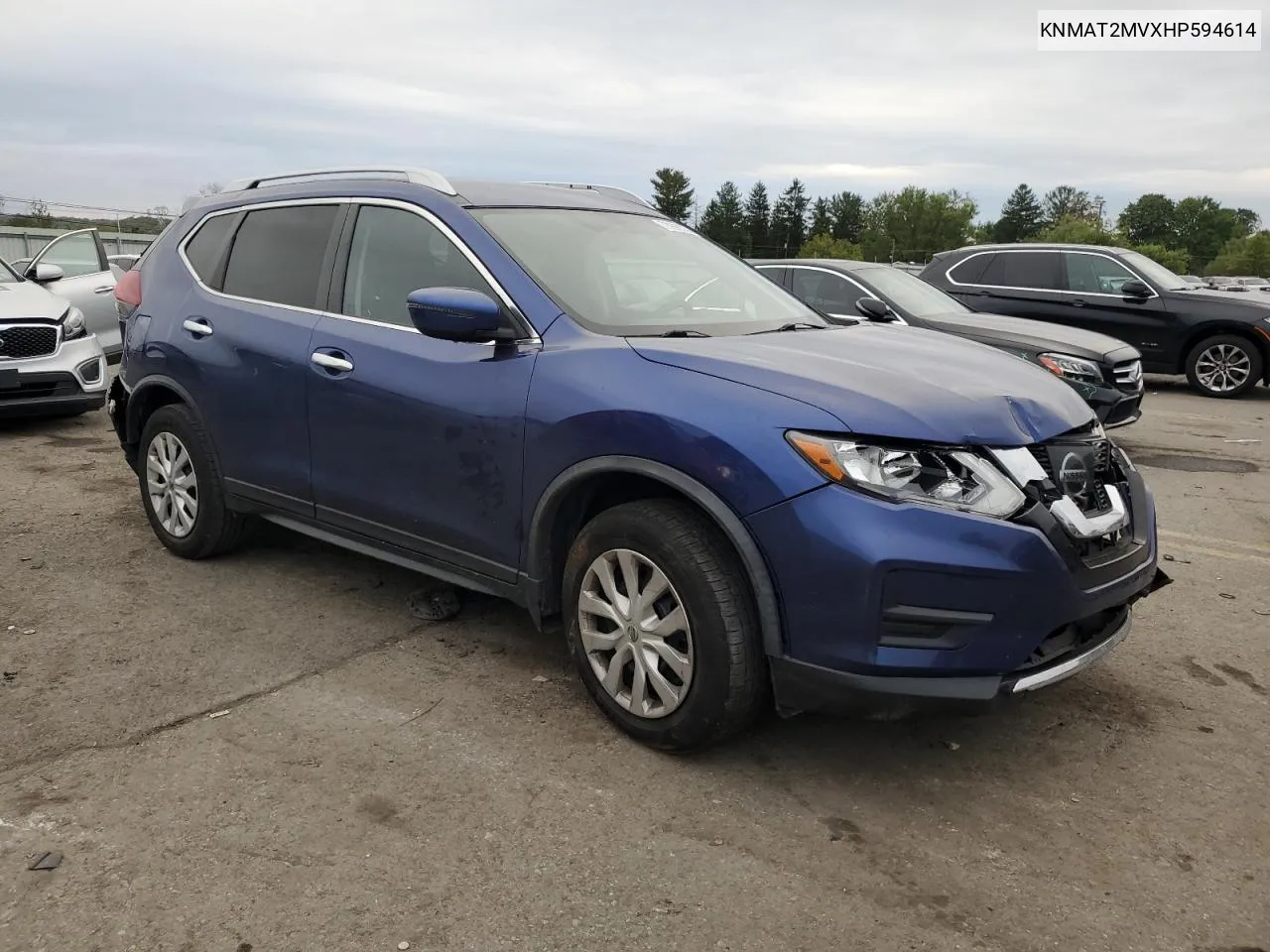 2017 Nissan Rogue S VIN: KNMAT2MVXHP594614 Lot: 73998334