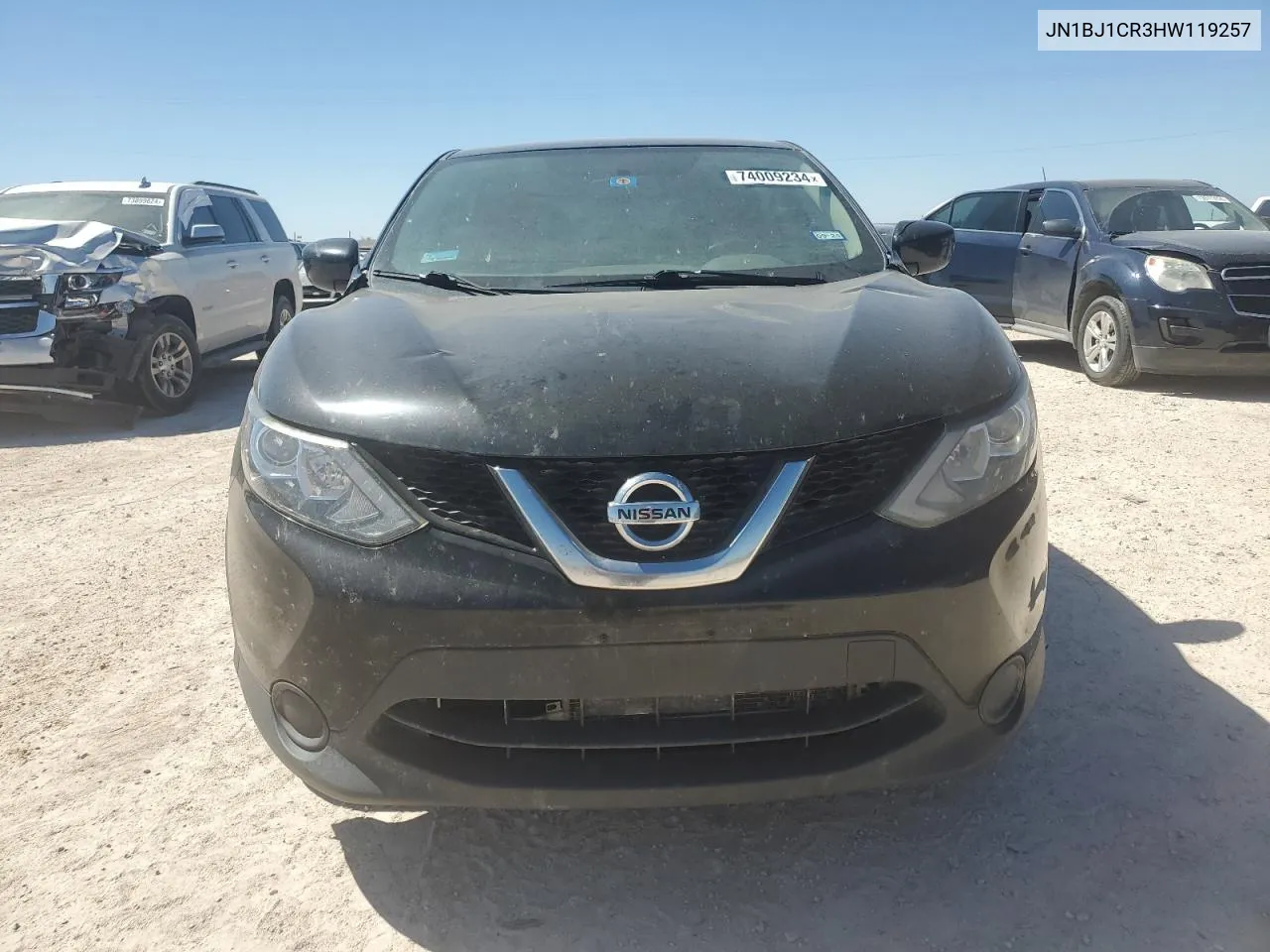 2017 Nissan Rogue Sport S VIN: JN1BJ1CR3HW119257 Lot: 74009234