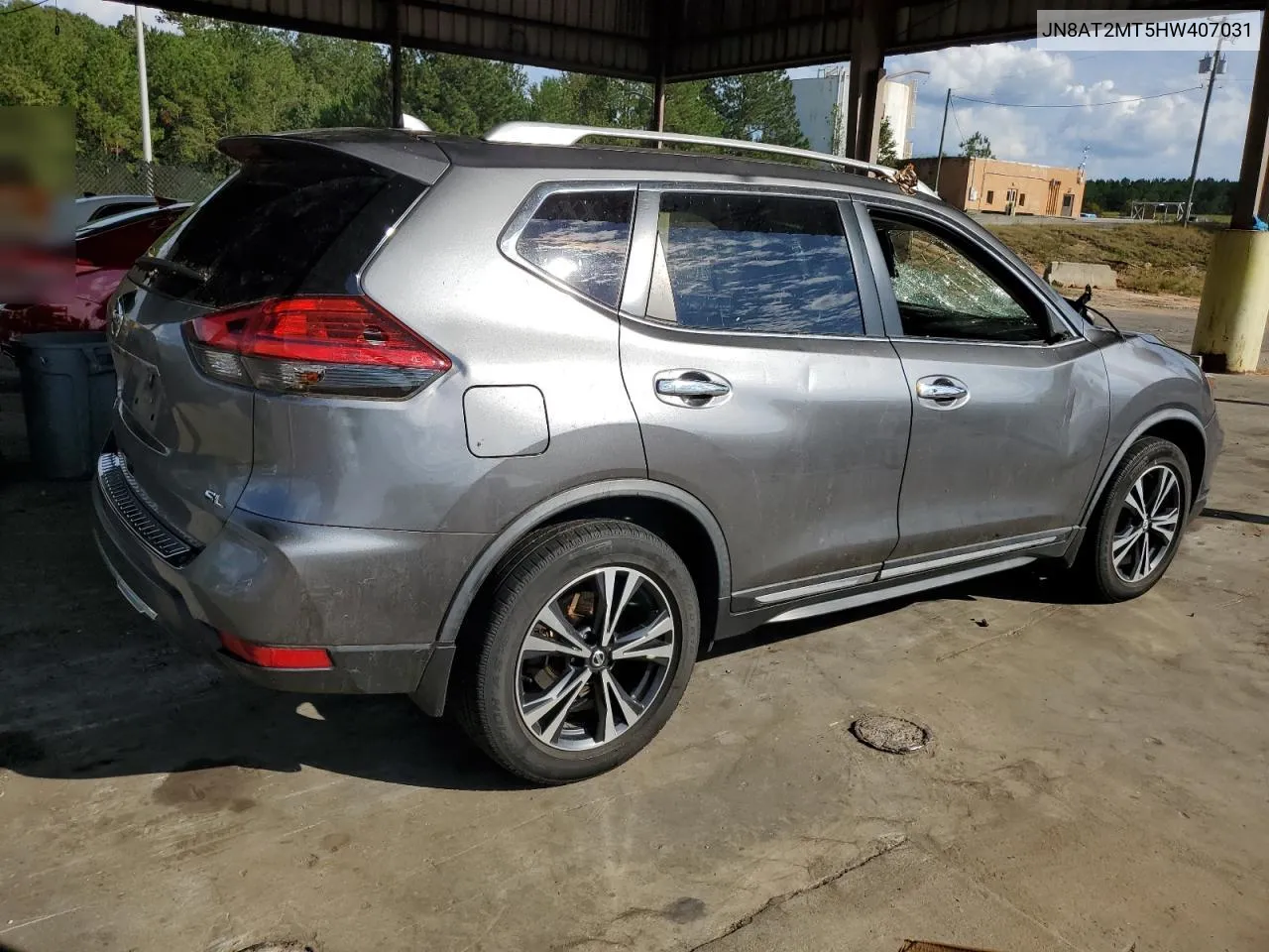 2017 Nissan Rogue S VIN: JN8AT2MT5HW407031 Lot: 74062054