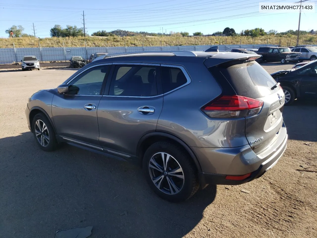 2017 Nissan Rogue Sv VIN: 5N1AT2MV0HC771433 Lot: 74092524