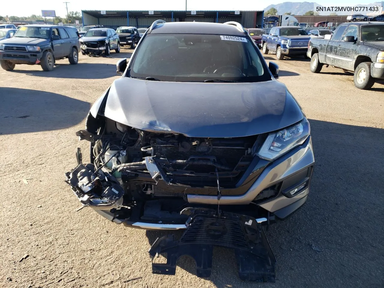 5N1AT2MV0HC771433 2017 Nissan Rogue Sv