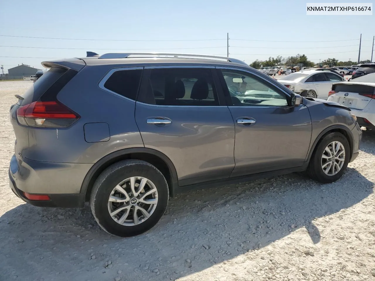 2017 Nissan Rogue S VIN: KNMAT2MTXHP616674 Lot: 74101124