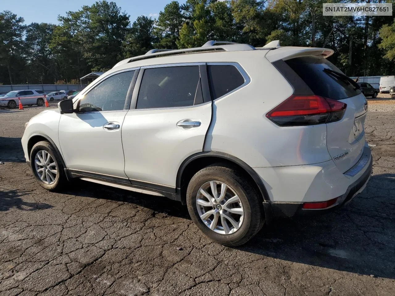 2017 Nissan Rogue Sv VIN: 5N1AT2MV6HC827651 Lot: 74111244