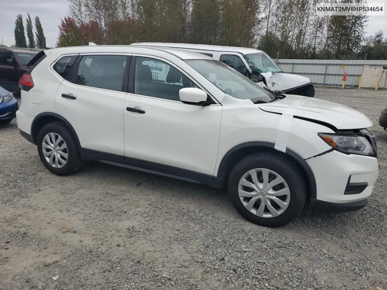 2017 Nissan Rogue S VIN: KNMAT2MV8HP534654 Lot: 74133734