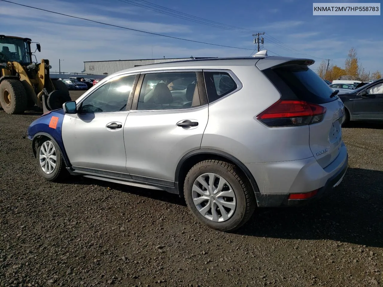 2017 Nissan Rogue S VIN: KNMAT2MV7HP558783 Lot: 74263484