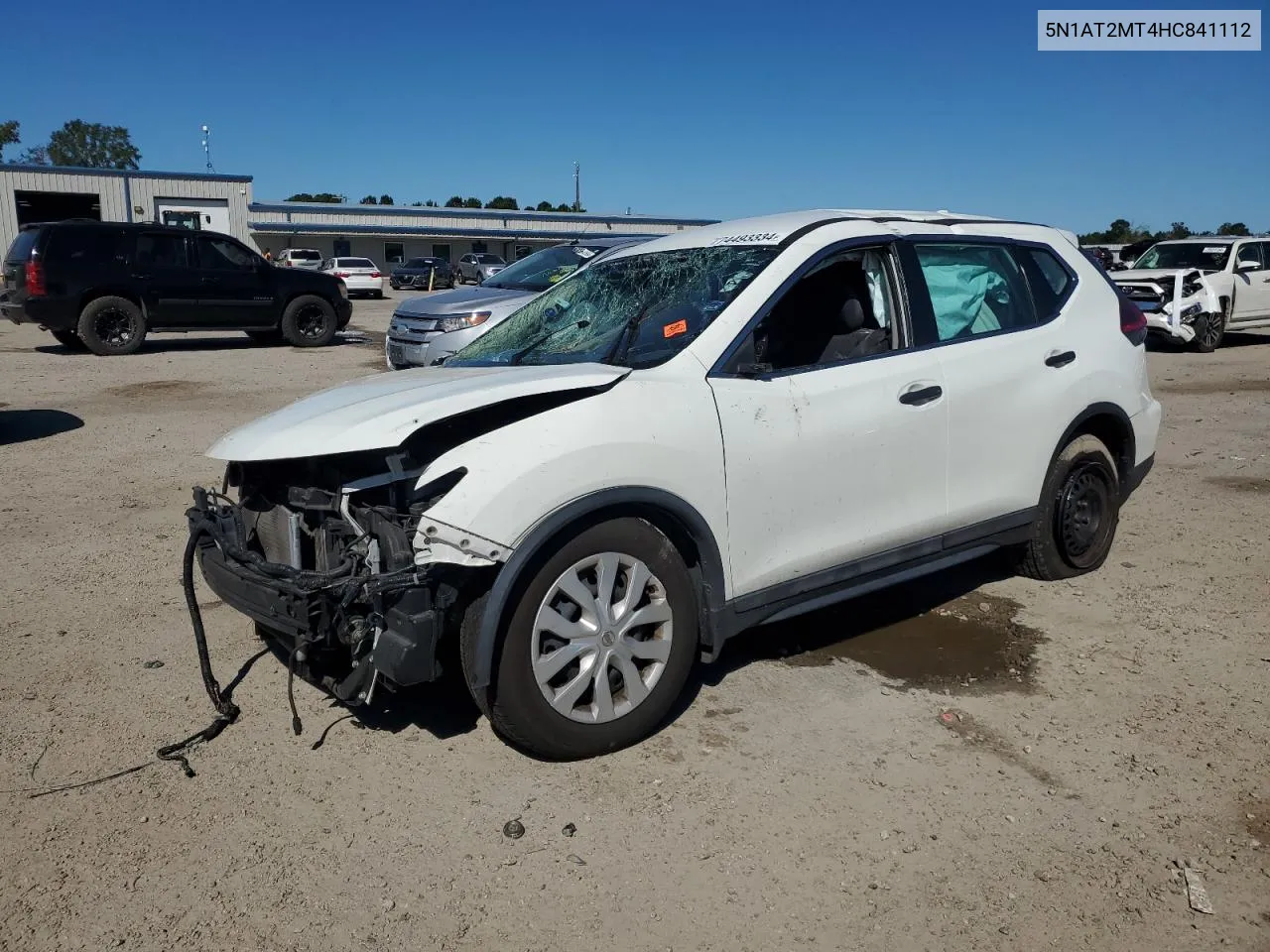 2017 Nissan Rogue S VIN: 5N1AT2MT4HC841112 Lot: 74493334