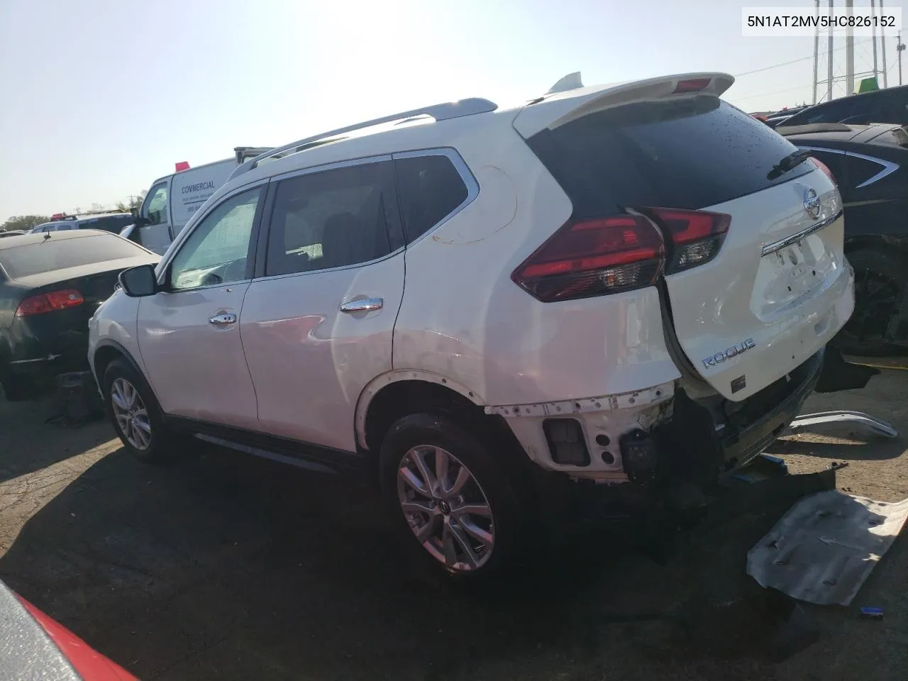 2017 Nissan Rogue Sv VIN: 5N1AT2MV5HC826152 Lot: 74901784