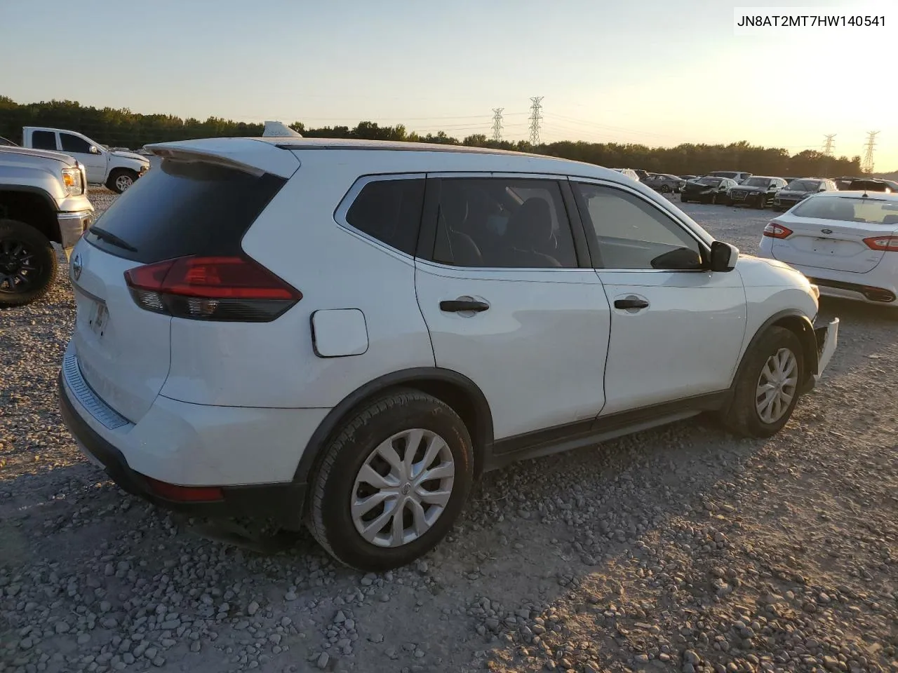 2017 Nissan Rogue S VIN: JN8AT2MT7HW140541 Lot: 75292844