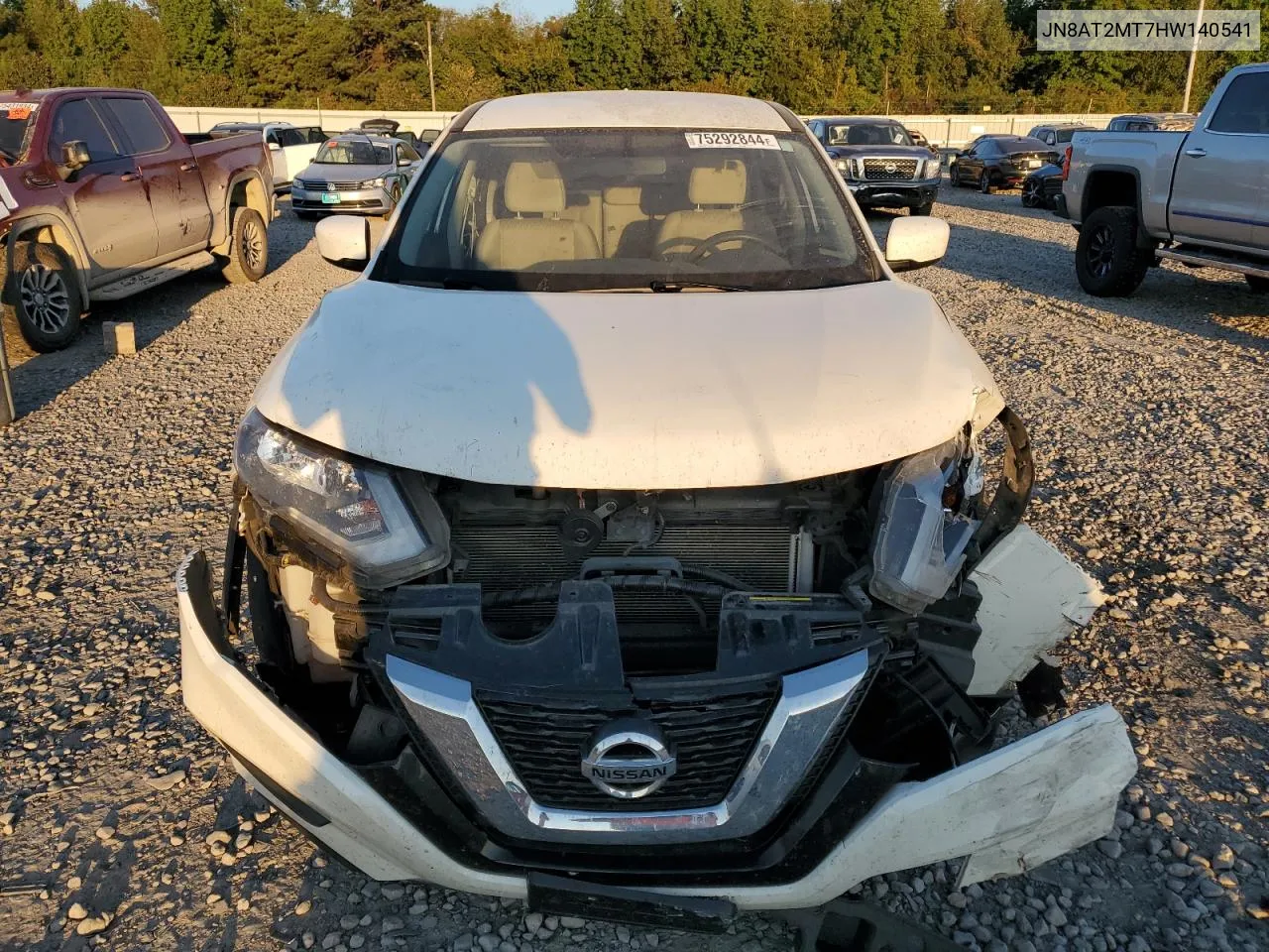 2017 Nissan Rogue S VIN: JN8AT2MT7HW140541 Lot: 75292844