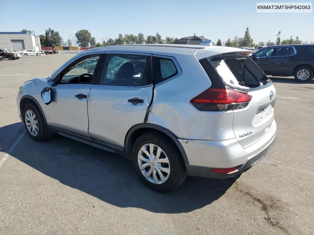 2017 Nissan Rogue S VIN: KNMAT2MT5HP542063 Lot: 75366754