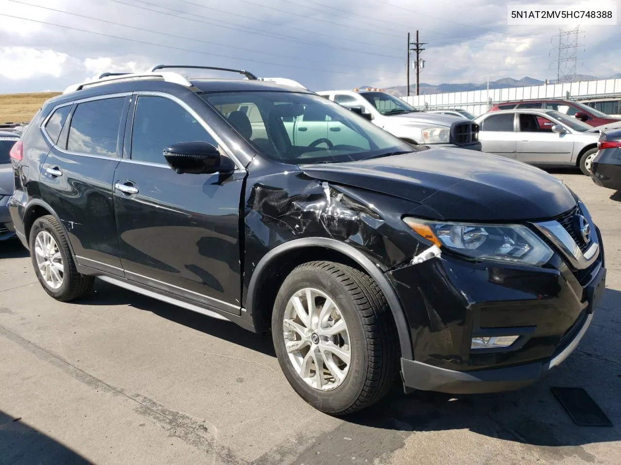 2017 Nissan Rogue Sv VIN: 5N1AT2MV5HC748388 Lot: 75367874