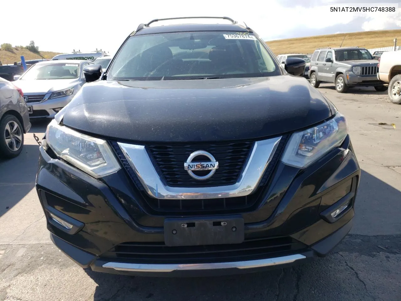 2017 Nissan Rogue Sv VIN: 5N1AT2MV5HC748388 Lot: 75367874