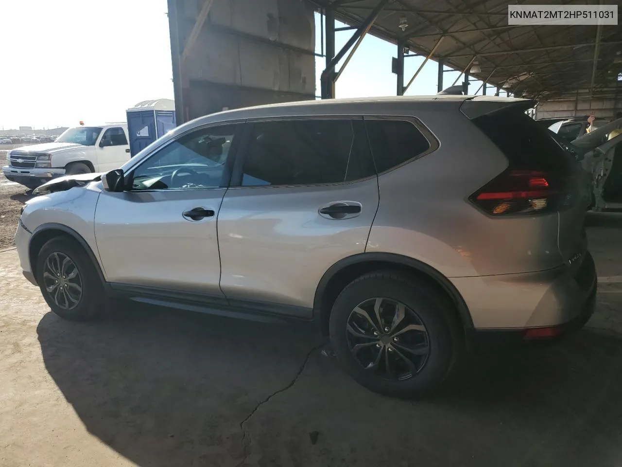 2017 Nissan Rogue S VIN: KNMAT2MT2HP511031 Lot: 75738734