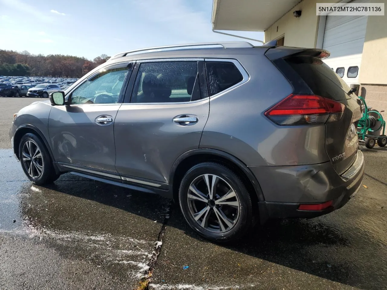 2017 Nissan Rogue S VIN: 5N1AT2MT2HC781136 Lot: 75837994