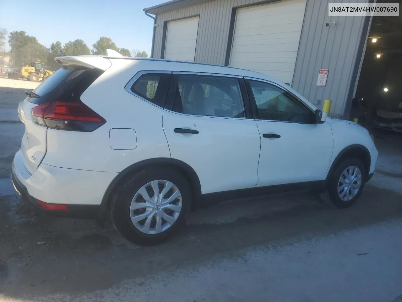 2017 Nissan Rogue S VIN: JN8AT2MV4HW007690 Lot: 76080634