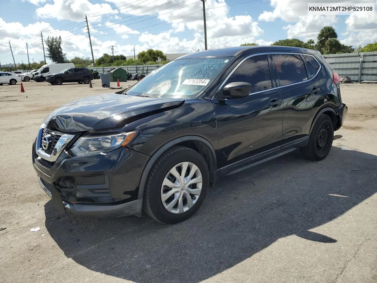 2017 Nissan Rogue S VIN: KNMAT2MT2HP529108 Lot: 76263354