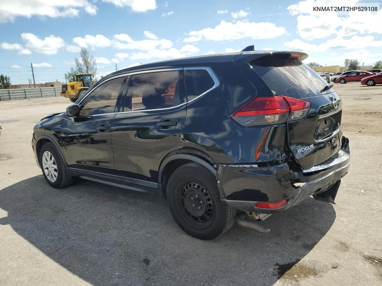 2017 Nissan Rogue S VIN: KNMAT2MT2HP529108 Lot: 76263354