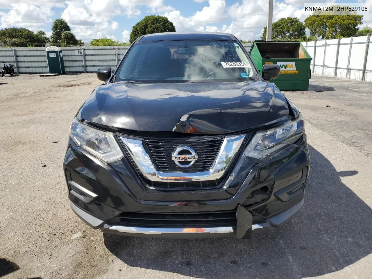 2017 Nissan Rogue S VIN: KNMAT2MT2HP529108 Lot: 76263354