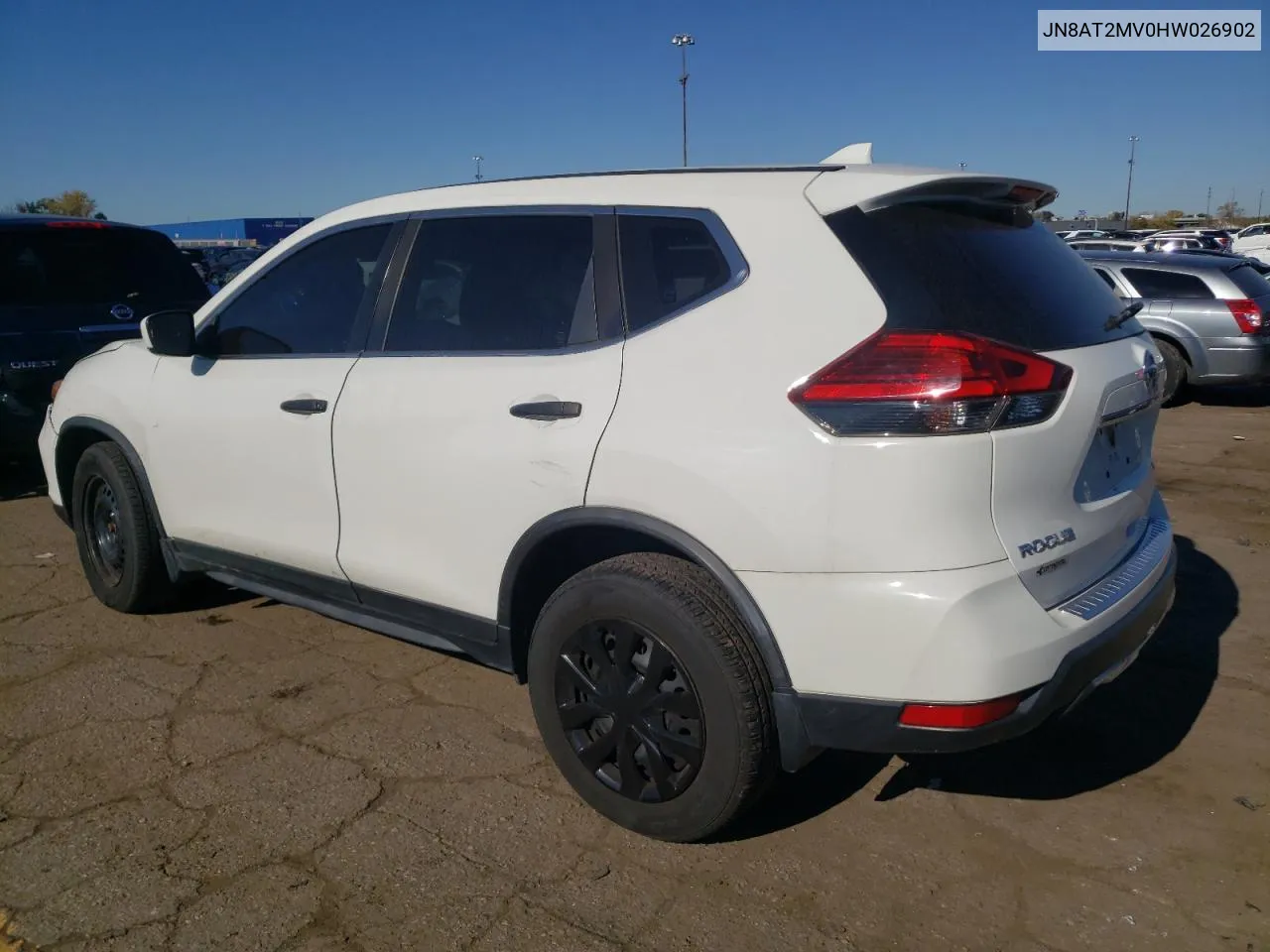 2017 Nissan Rogue S VIN: JN8AT2MV0HW026902 Lot: 76374044