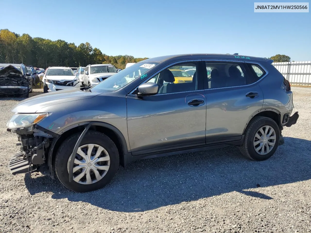 2017 Nissan Rogue S VIN: JN8AT2MV1HW250566 Lot: 76480014