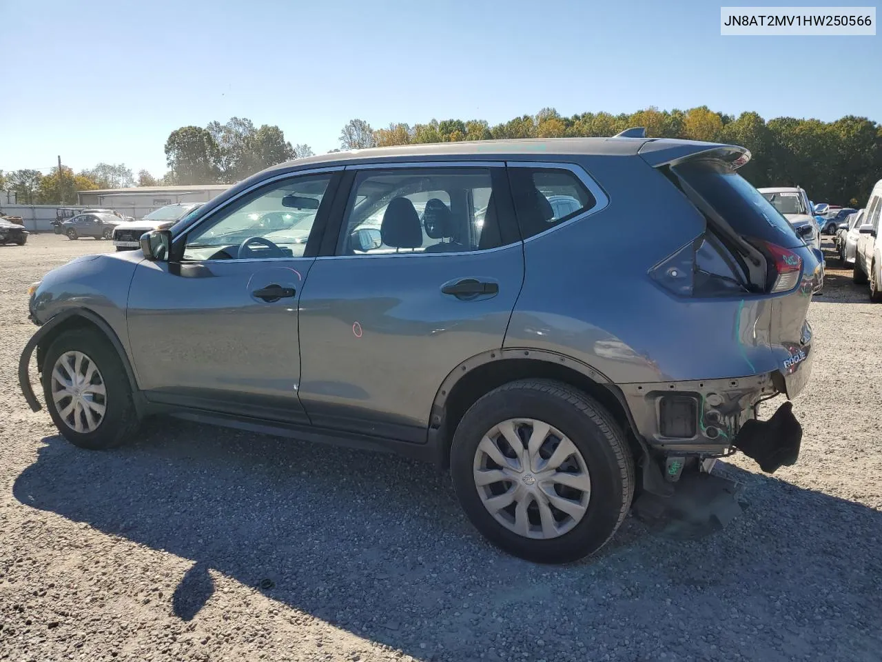 2017 Nissan Rogue S VIN: JN8AT2MV1HW250566 Lot: 76480014