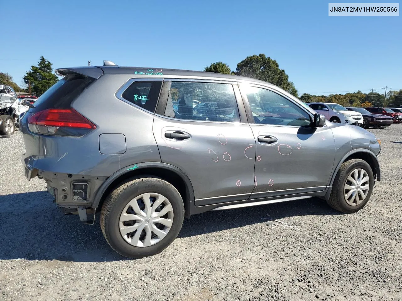 2017 Nissan Rogue S VIN: JN8AT2MV1HW250566 Lot: 76480014