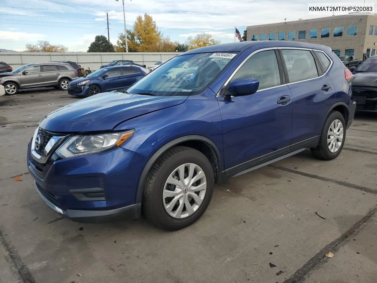 2017 Nissan Rogue S VIN: KNMAT2MT0HP520083 Lot: 76634464