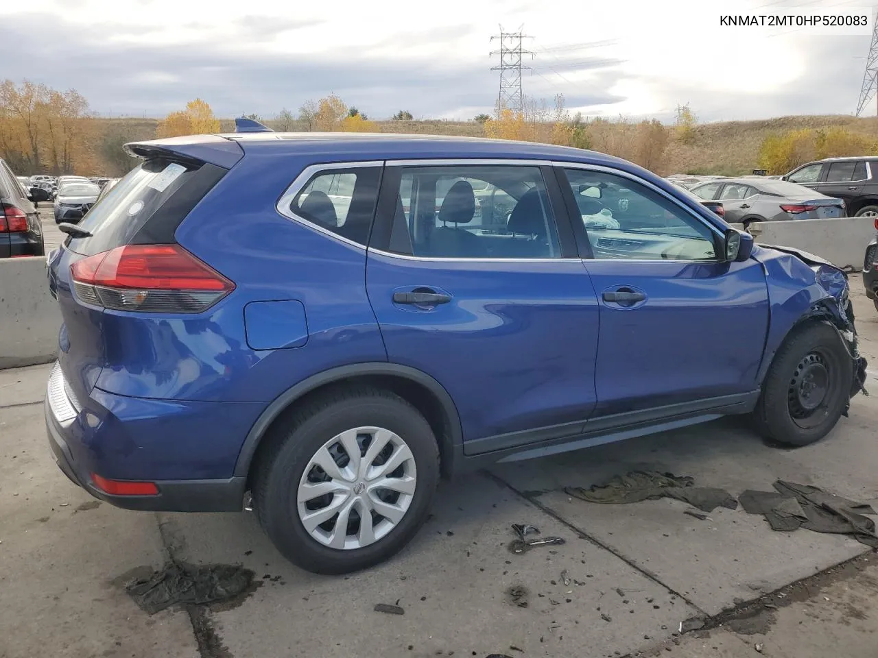 2017 Nissan Rogue S VIN: KNMAT2MT0HP520083 Lot: 76634464