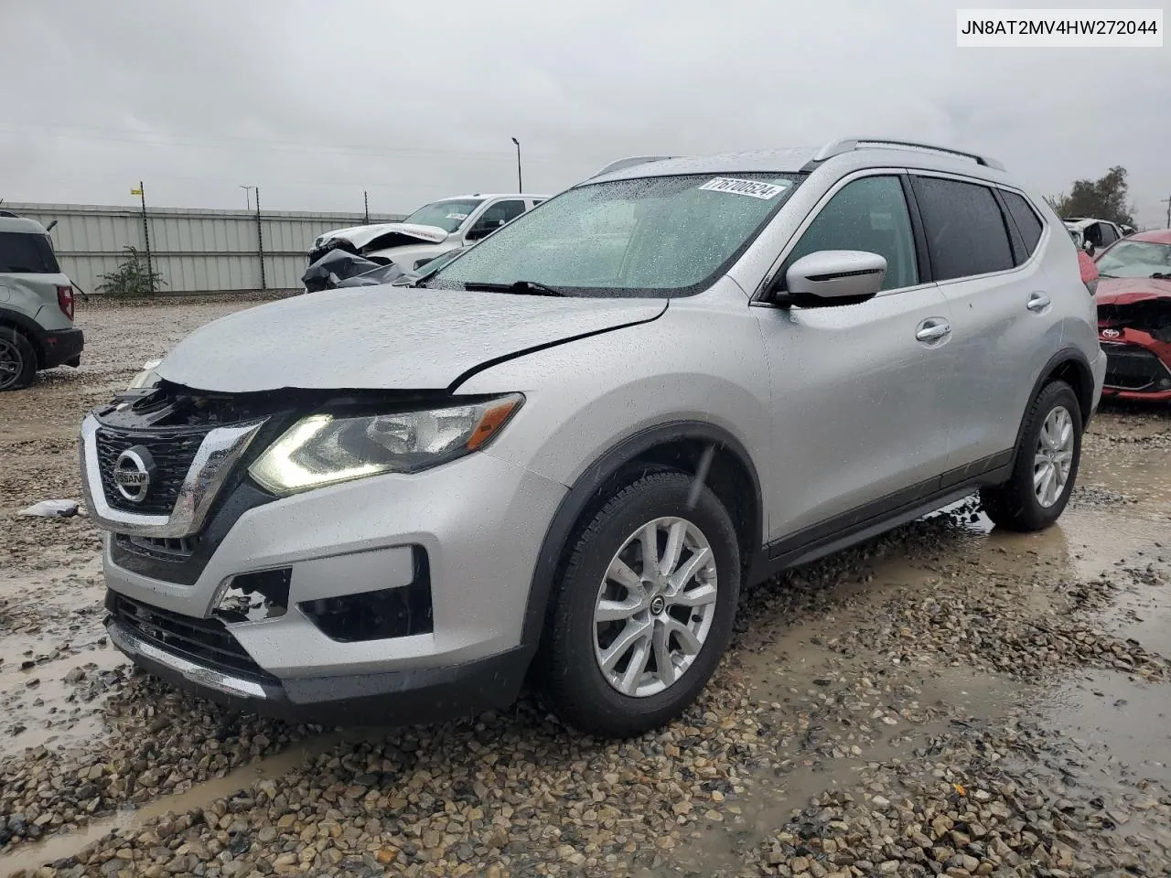 2017 Nissan Rogue S VIN: JN8AT2MV4HW272044 Lot: 76700524