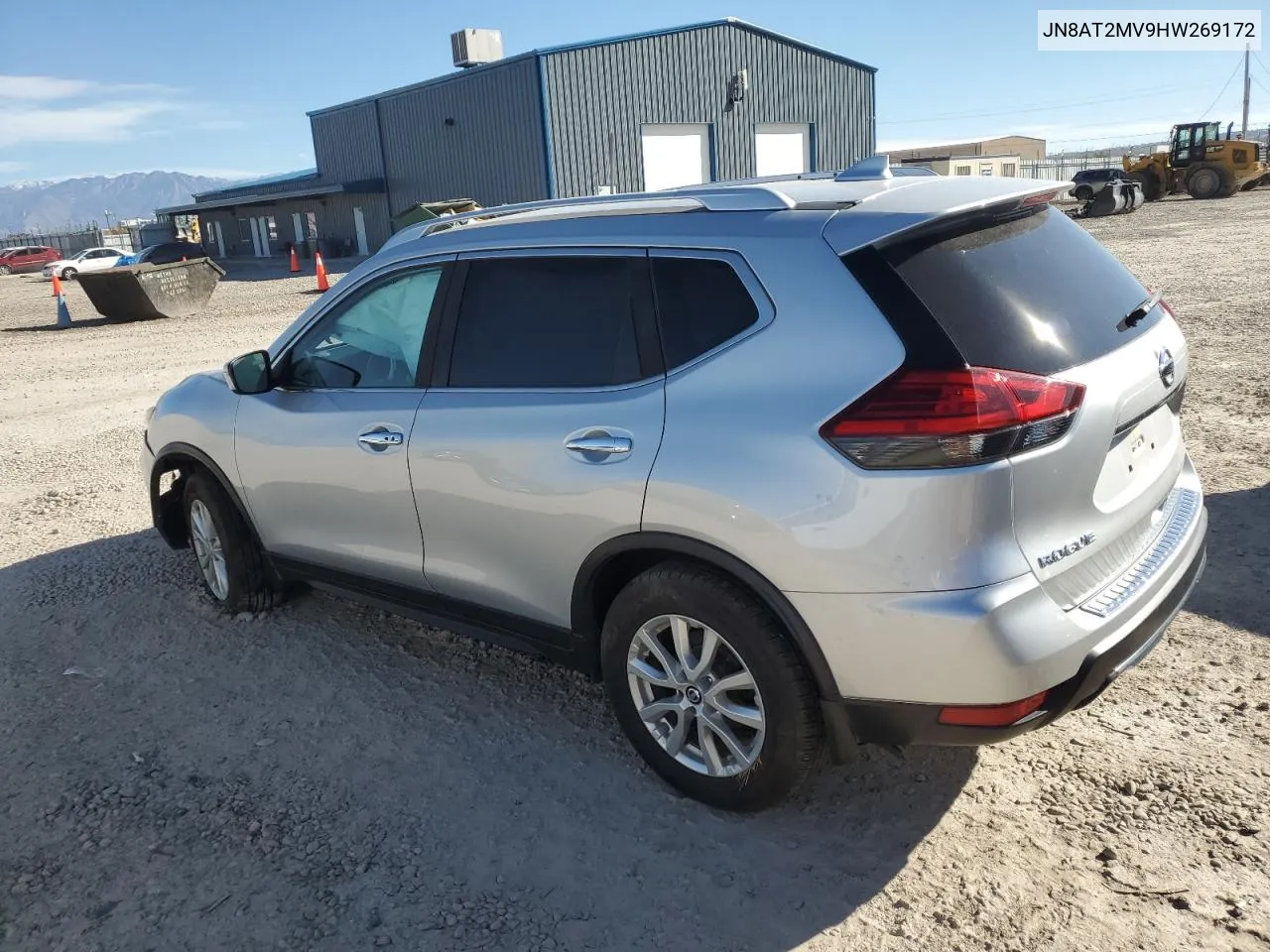 2017 Nissan Rogue S VIN: JN8AT2MV9HW269172 Lot: 76808474