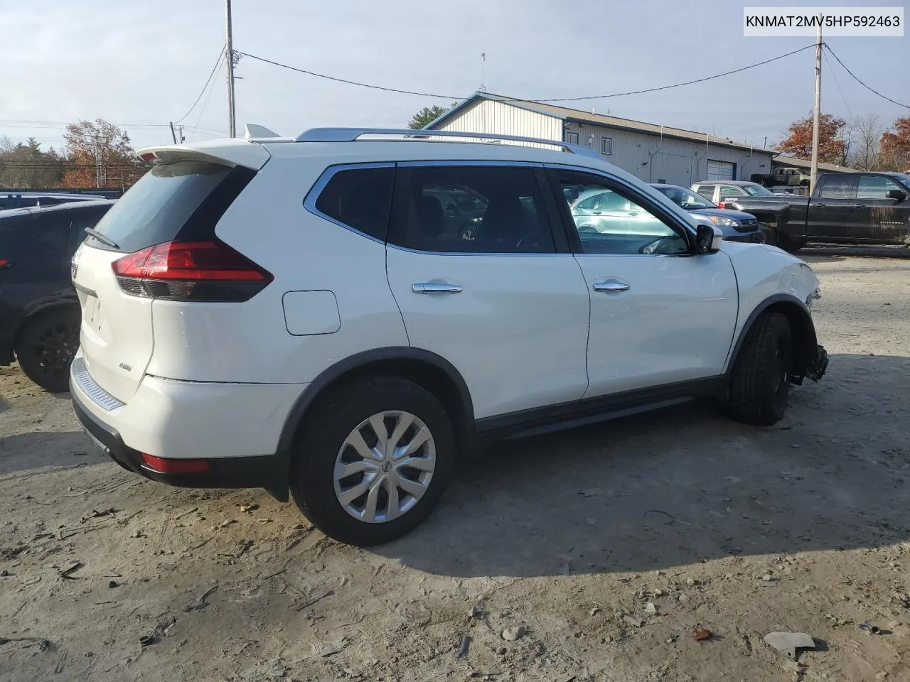 2017 Nissan Rogue S VIN: KNMAT2MV5HP592463 Lot: 76824774