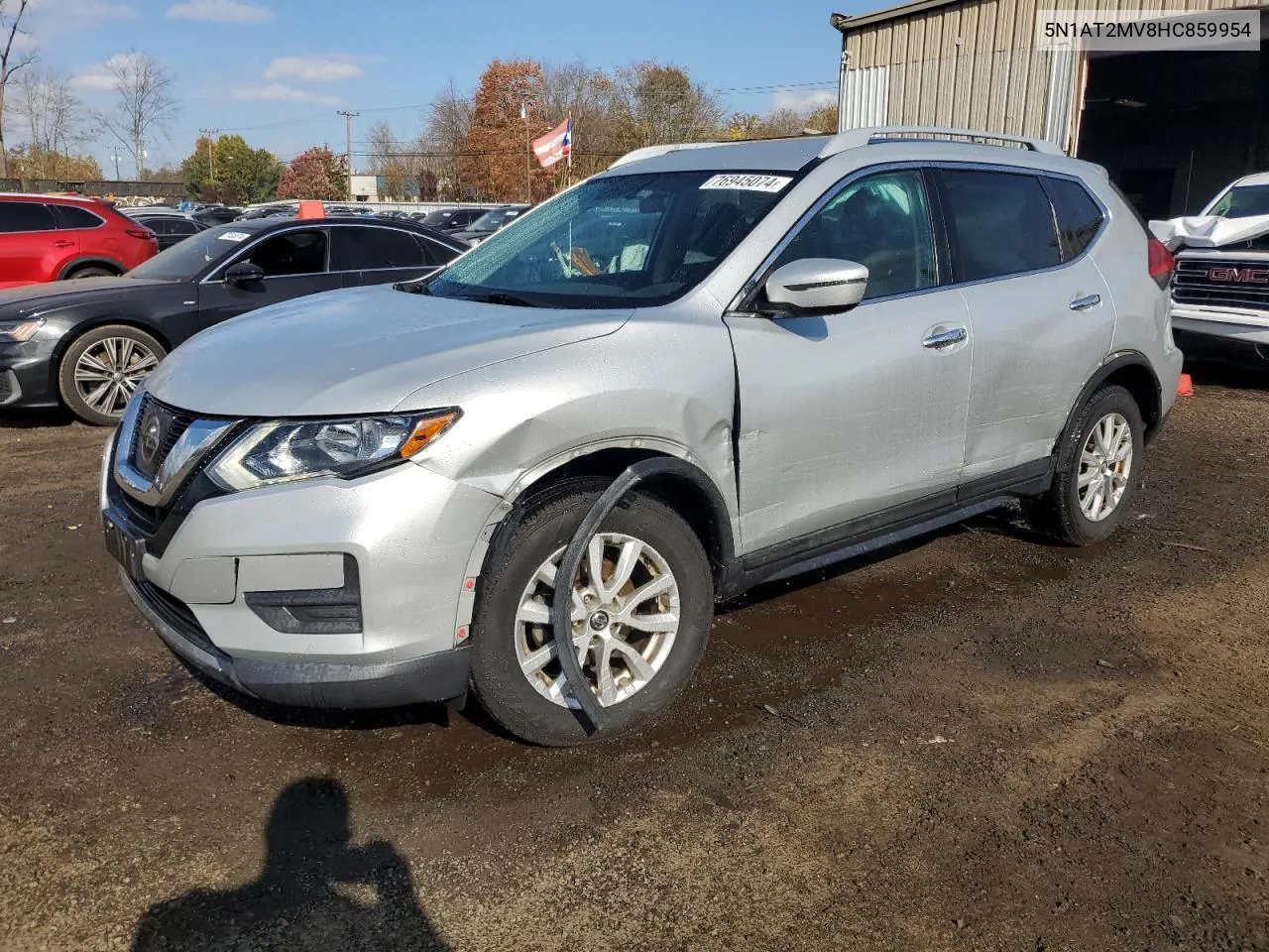 2017 Nissan Rogue Sv VIN: 5N1AT2MV8HC859954 Lot: 76945074