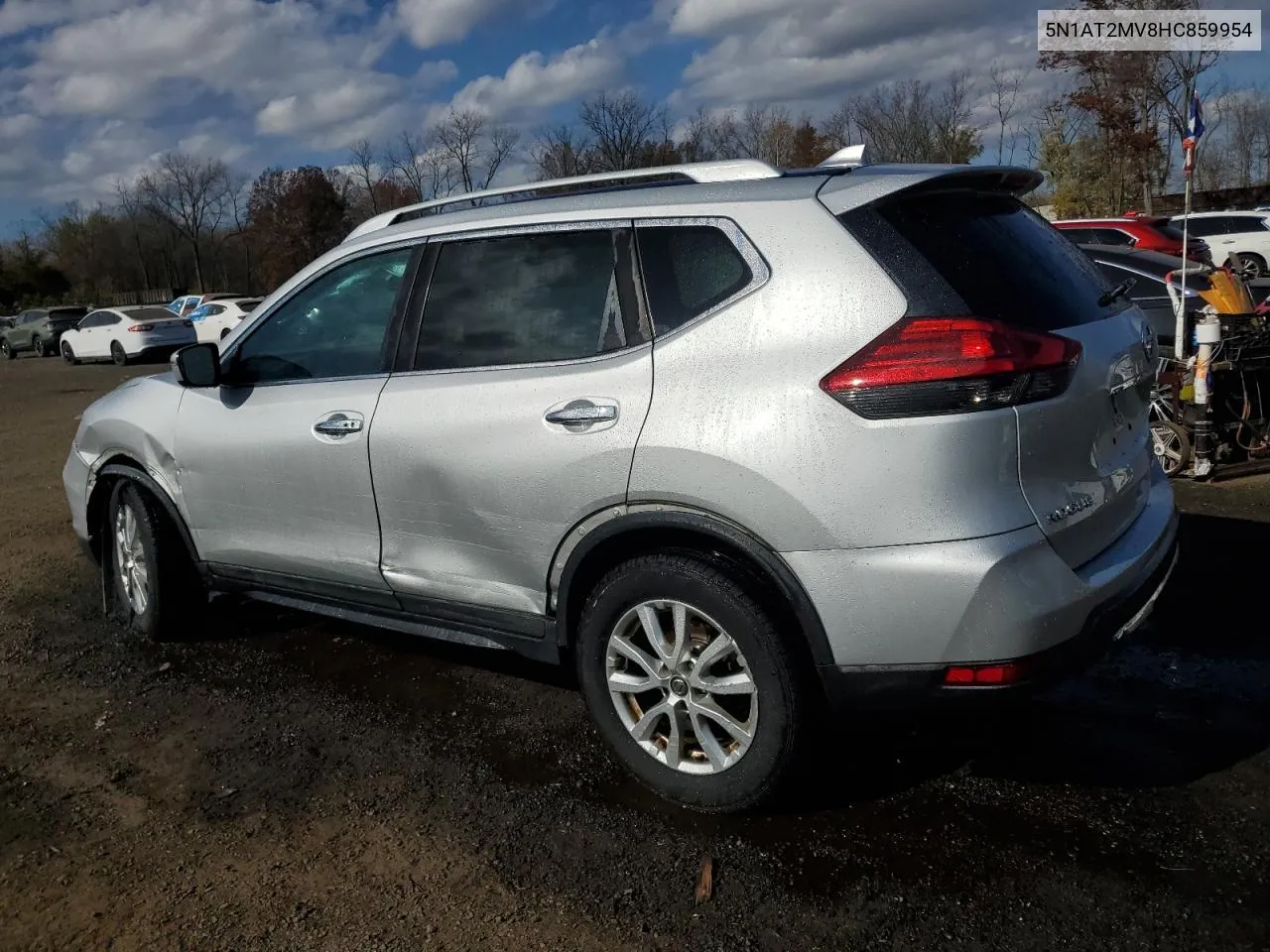 2017 Nissan Rogue Sv VIN: 5N1AT2MV8HC859954 Lot: 76945074