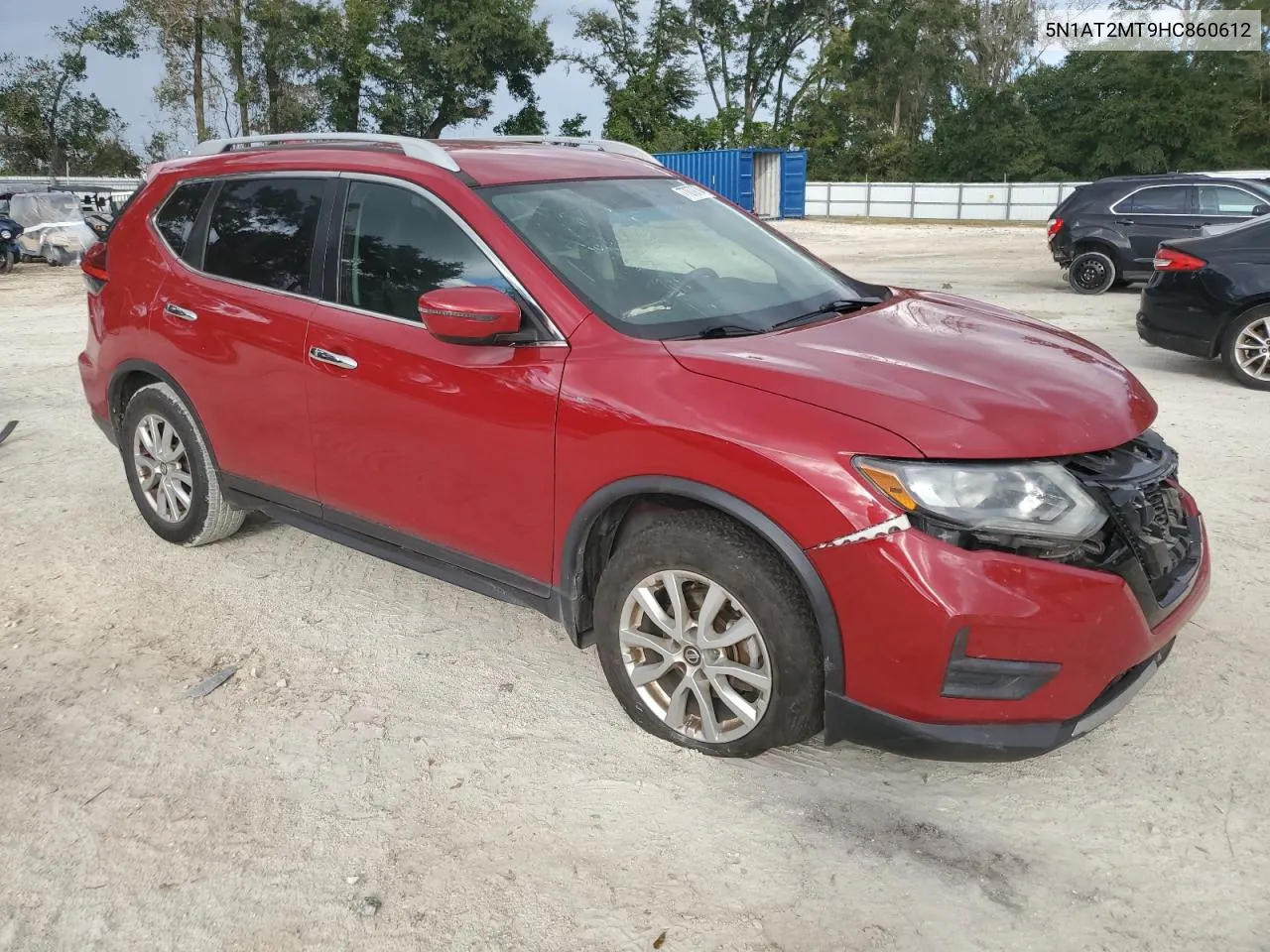 2017 Nissan Rogue S VIN: 5N1AT2MT9HC860612 Lot: 77079704