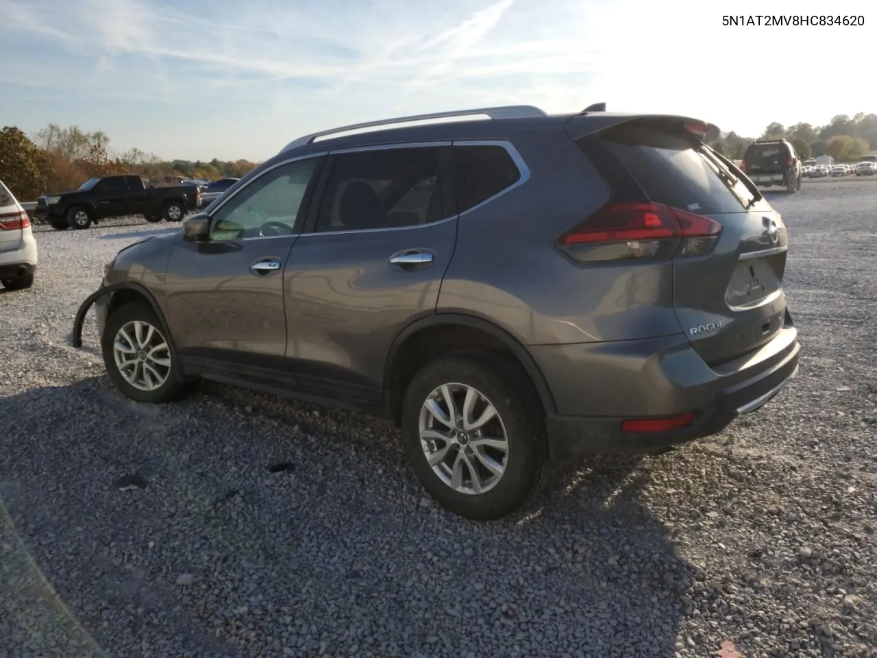 2017 Nissan Rogue Sv VIN: 5N1AT2MV8HC834620 Lot: 77080684