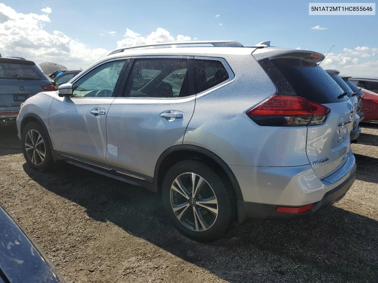 2017 Nissan Rogue S VIN: 5N1AT2MT1HC855646 Lot: 77422424